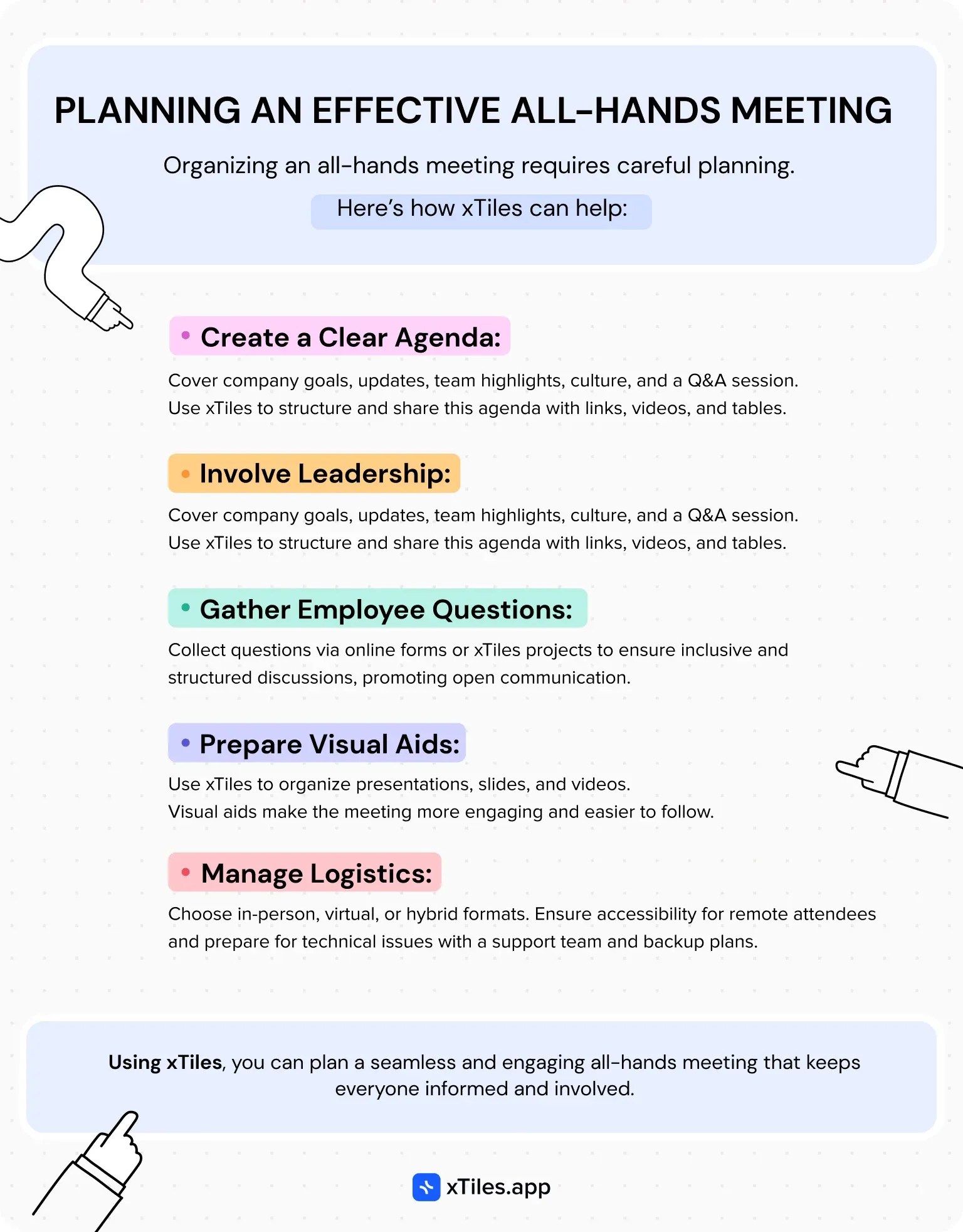 Illustration for "all hands meeting"