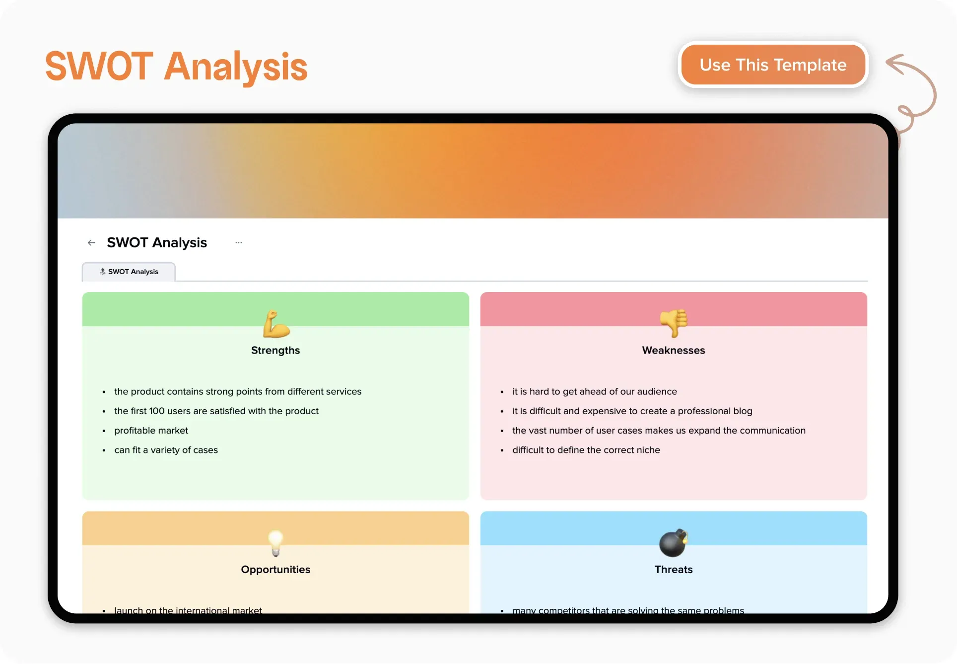 List of xTiles digital planner templates for managers — illustration