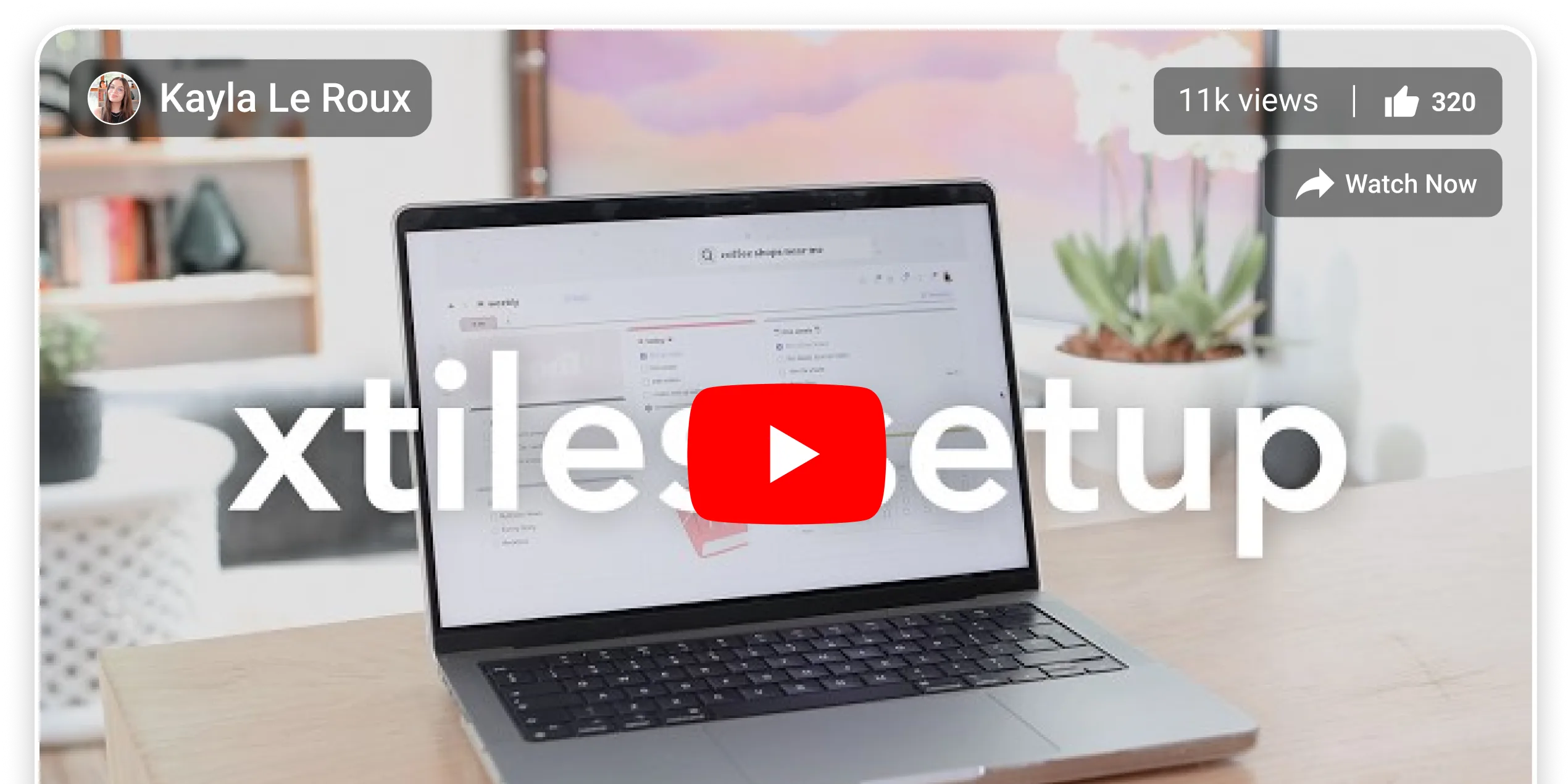 YouTube review: xtiles setup