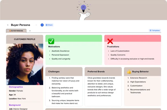 Buyer Persona template preview