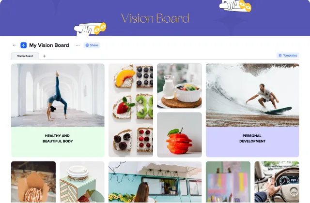 Vision Board Template template preview