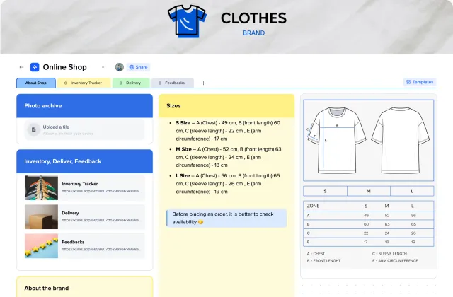 Online Shop template preview