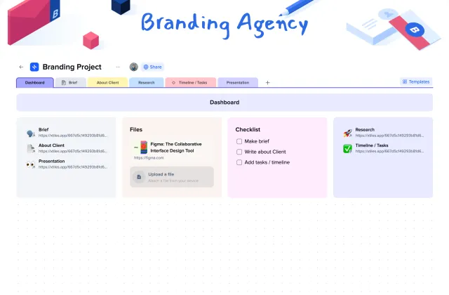 Branding Project template preview