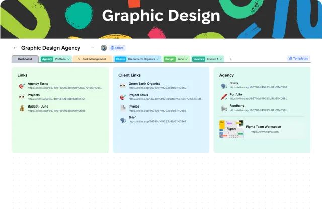 Graphic Design Agency template preview