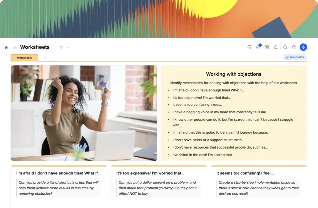 Worksheets template preview