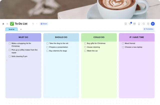 To-Do List template preview