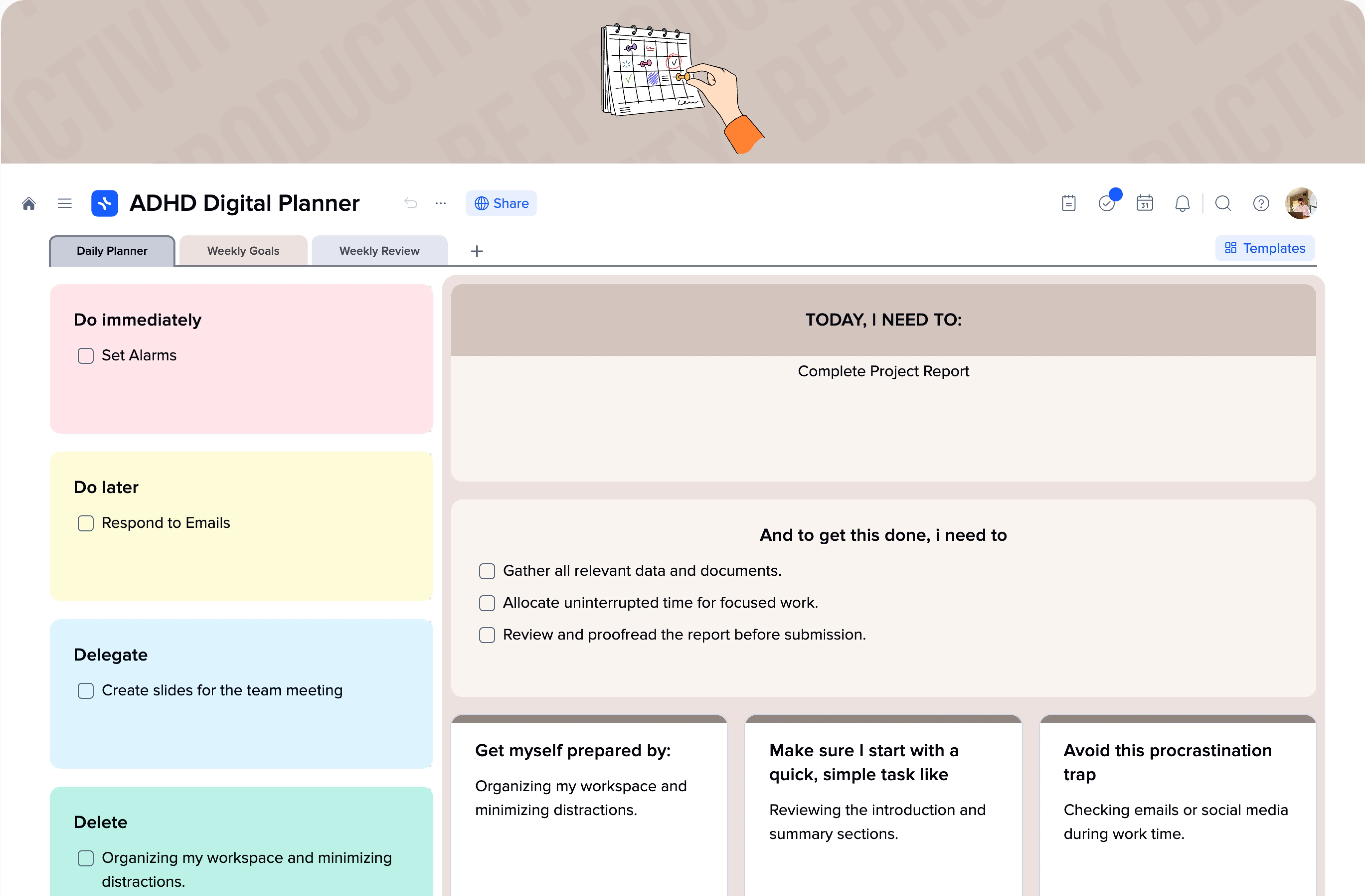 Top-7 Daily, Weekly, and Monthly Planners for Effortless Time Management from xTiles — illustration