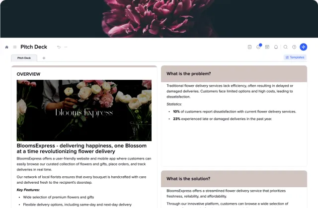 Pitch Deck template preview