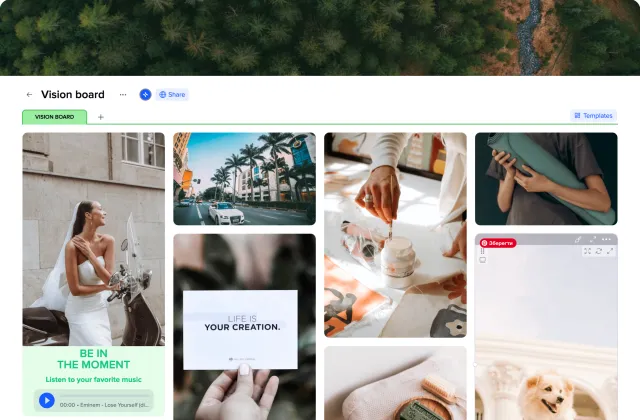 Vision Board template preview