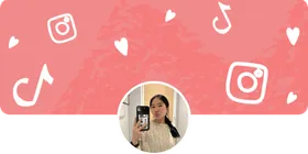Maggie Teh, a TikTok influencer, taking a mirror selfie